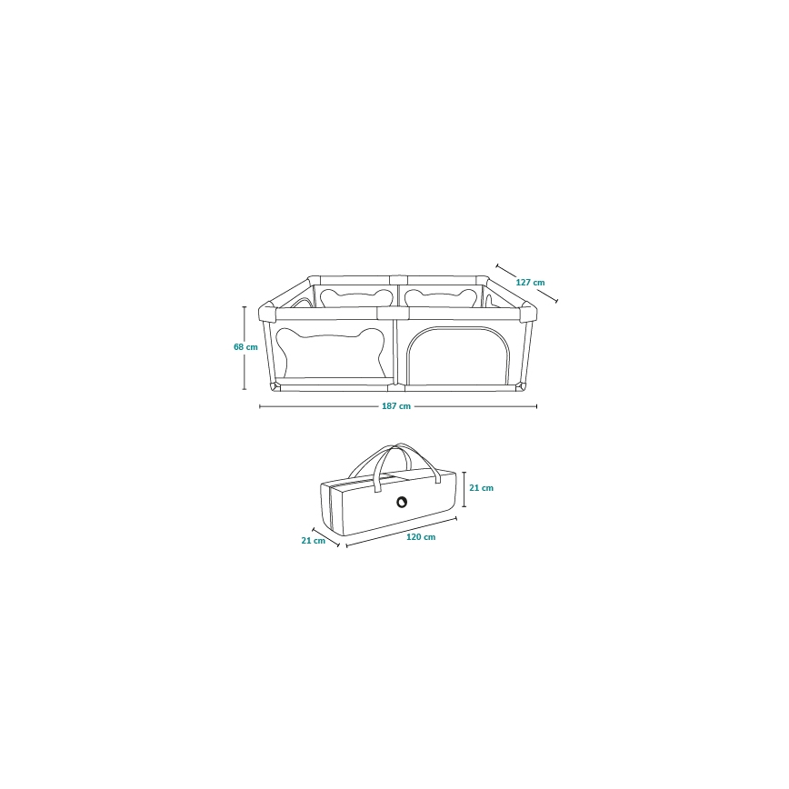 Lionelo - mänguait WILLOW beež