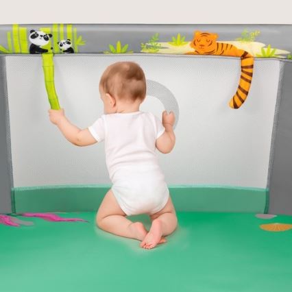 Lionelo - mängutara MILLE PLUS hall-roheline