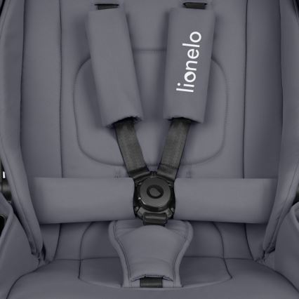 Lionelo - MIKA PLUS kombineeritud 3-ühes vanker, kivihall