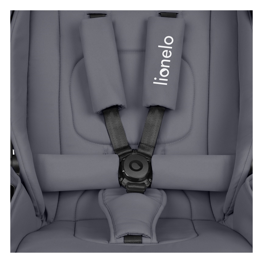 Lionelo - MIKA PLUS kombineeritud 3-ühes vanker, kivihall