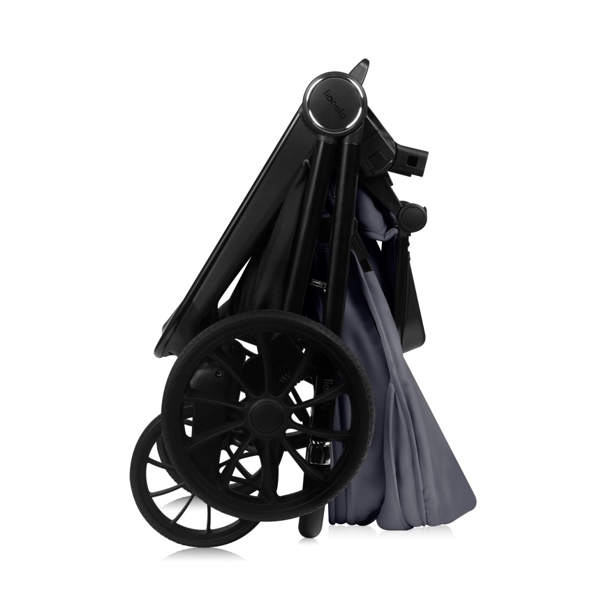 Lionelo - MIKA PLUS kombineeritud 3-ühes vanker, kivihall