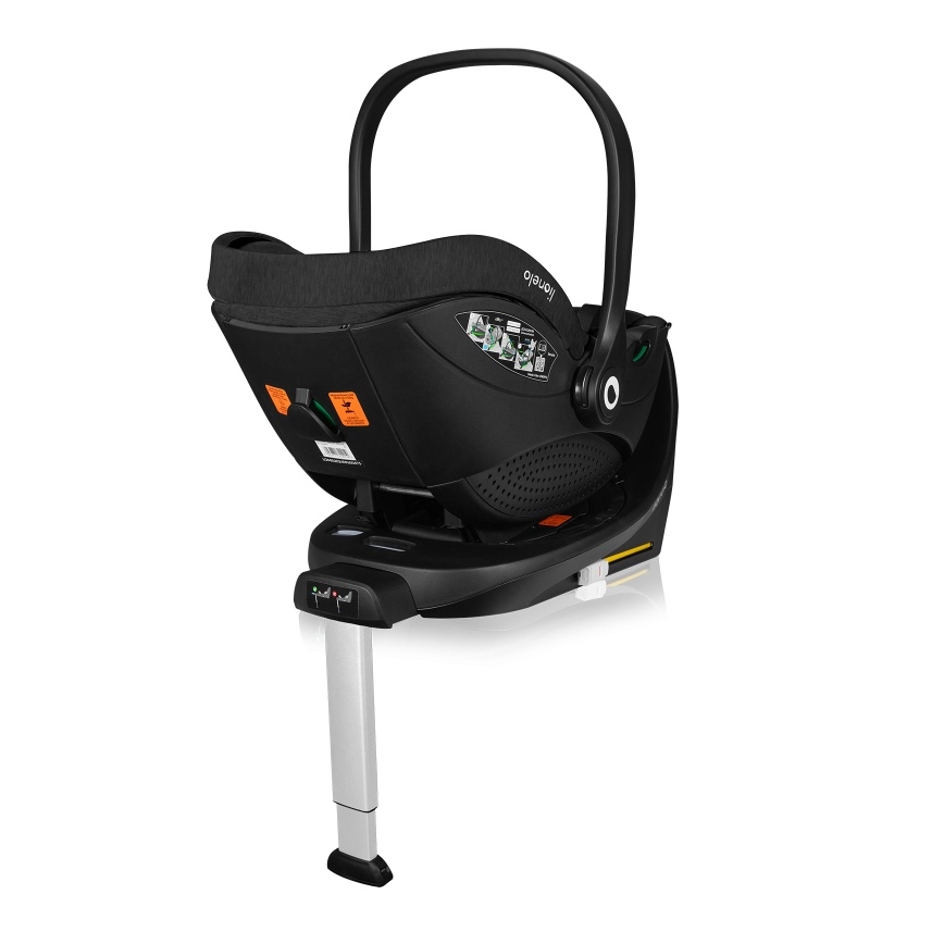 Lionelo - MOXIE SET i-Size Base turvatoolide alus, must