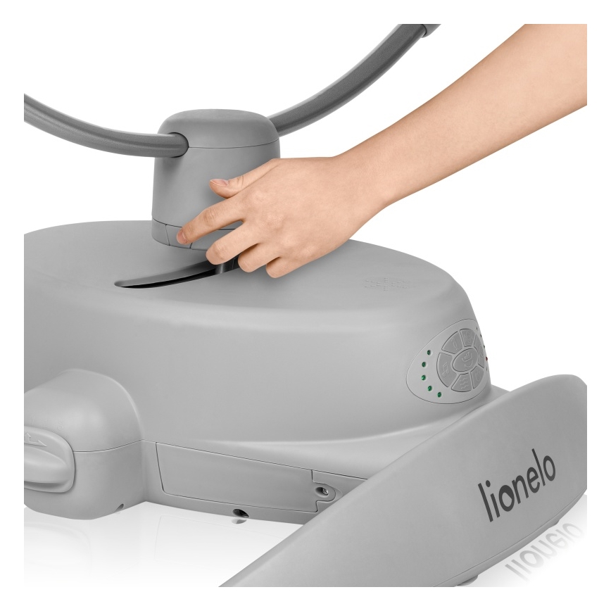 Lionelo - muusikaga beebikiik MELL Grey Stone 4xAA + kaugjuhtimispult