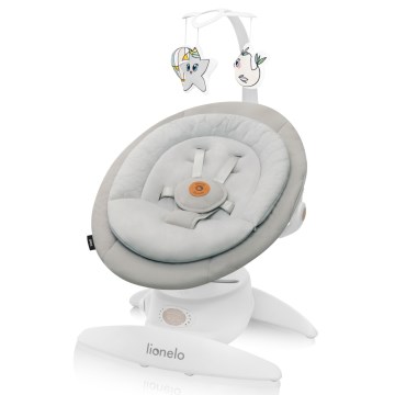 Lionelo - Muusikaga lapsekiik MELL Beige Sand 4xAA + kaugjuhtimispult