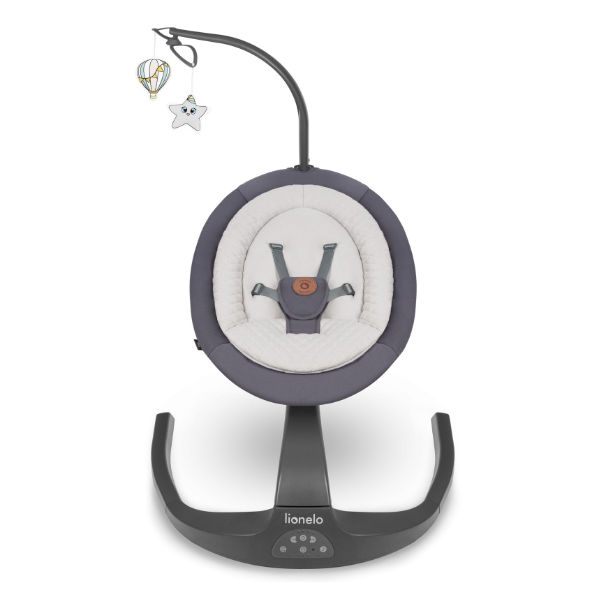 Lionelo - muusikaline lastekiik RINA 4xAA Grey Concrete + kaugjuhtimispult