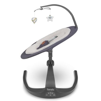 Lionelo - muusikaline lastekiik RINA 4xAA Grey Concrete + kaugjuhtimispult