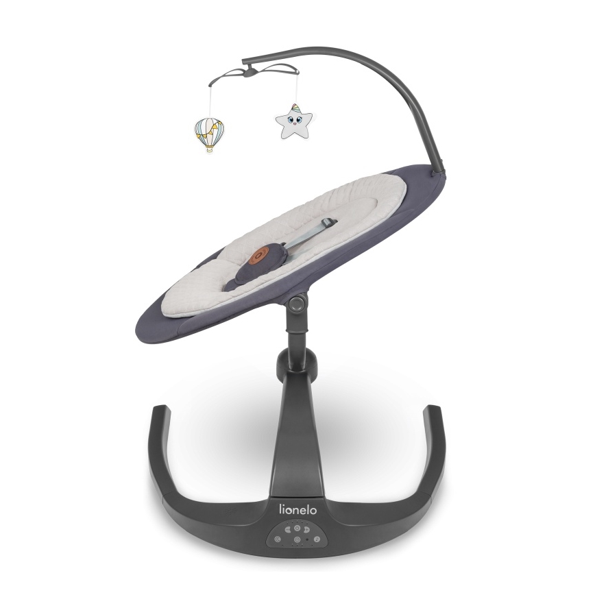 Lionelo - muusikaline lastekiik RINA 4xAA Grey Concrete + kaugjuhtimispult