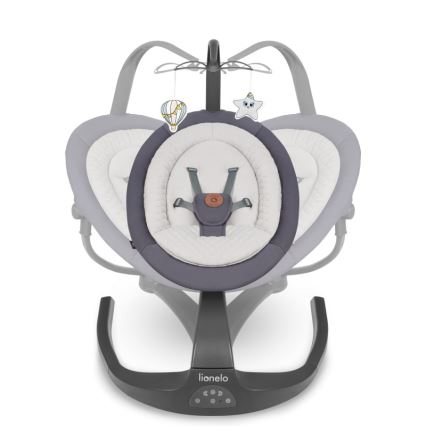 Lionelo - muusikaline lastekiik RINA 4xAA Grey Concrete + kaugjuhtimispult