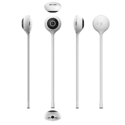 Lionelo - Nutikas beebimonitor BABYLINE SMART Wi-Fi valge