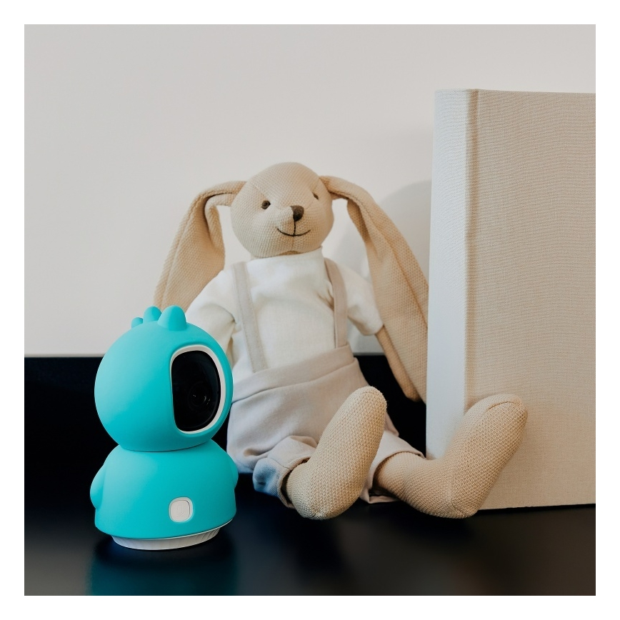 Lionelo - Nutikas beebimonitor BABYLINE VIEW Wi‑Fi 5V Valge