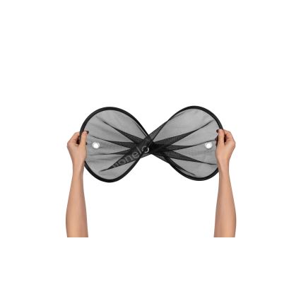 Lionelo - Päikesesirm iminapaga SUNSHADE 2 tk must