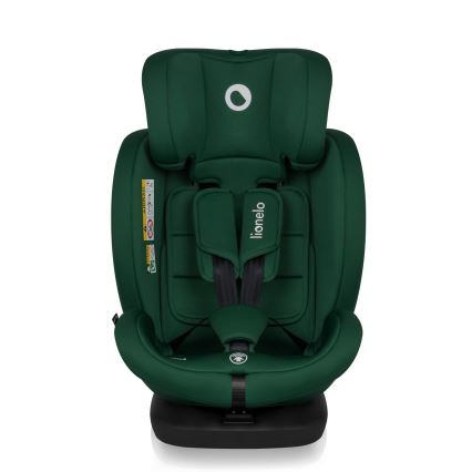 Lionelo - pööratav alusega laste turvatool BASTIAAN i-Size 40-150 cm Roheline Mets