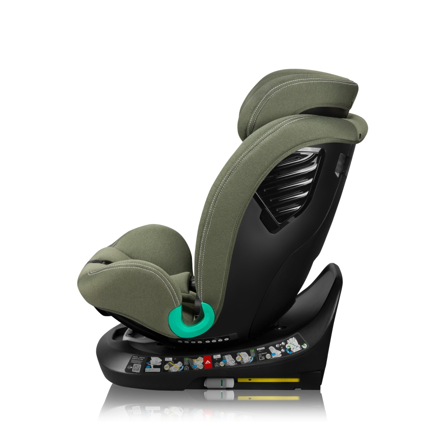 Lionelo - Pööratav auto turvatool alusega BASTIAAN ONE i-Size 40-150 cm oliiviroheline