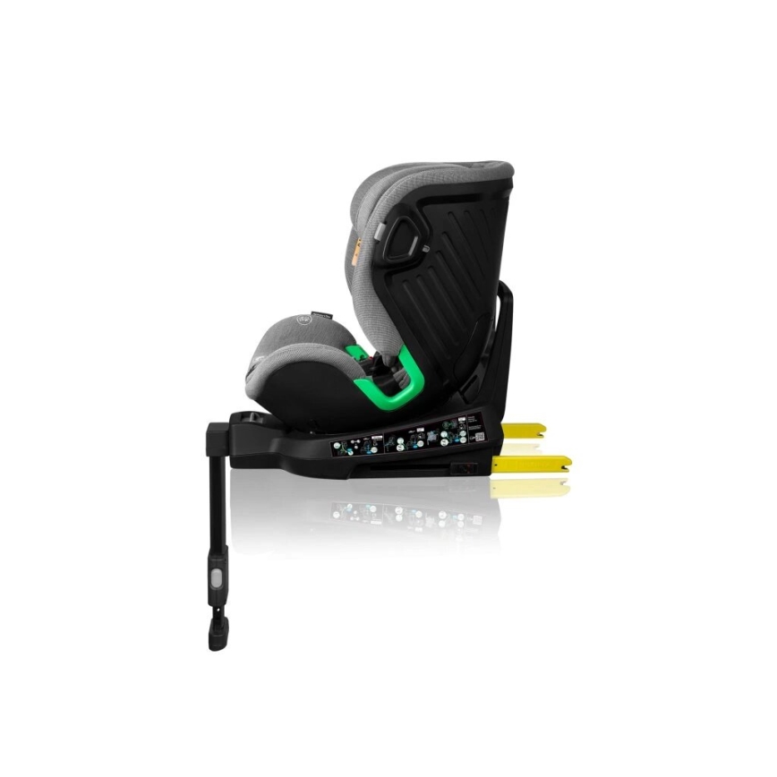 Lionelo - pööratav autosõidutool alusega HARMONY i-Size 40–150 cm must/hall