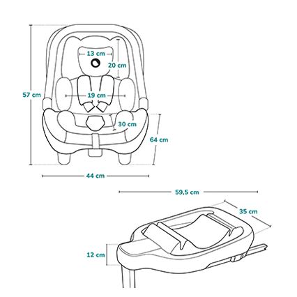 Lionelo - pööratav autoturvatool alusega ASTRID SET i-Size 40-87 cm liivbeež