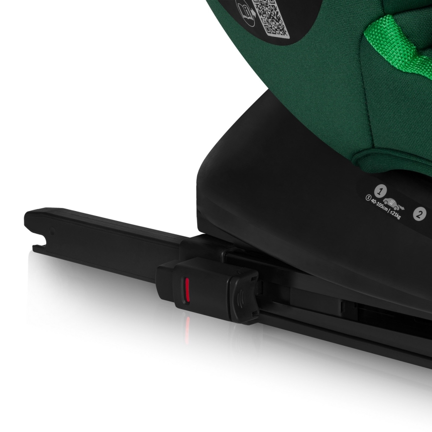 Lionelo - pööratav autoturvatool alusega BASTIAAN i-Size 40-150 cm Green Forest