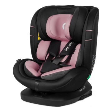 Lionelo - pööratav autoturvatool alusega BASTIAAN i-Size 40-150 cm Pink Rose