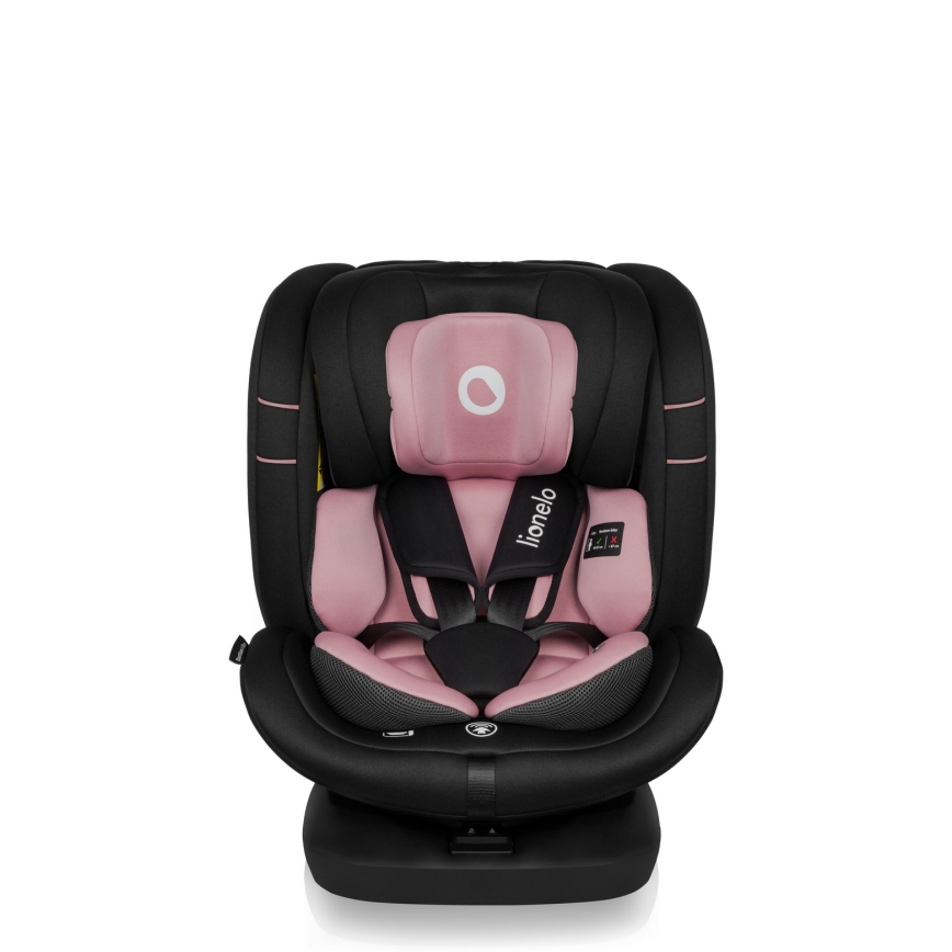 Lionelo - pööratav autoturvatool alusega BASTIAAN i-Size 40-150 cm Pink Rose