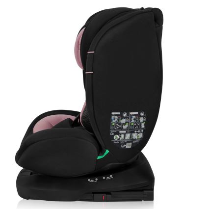Lionelo - pööratav autoturvatool alusega BASTIAAN i-Size 40-150 cm Pink Rose