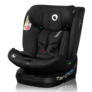 Lionelo - pööratav autoturvatool alusega BRAVE i-Size 40-150 cm Black Carbon
