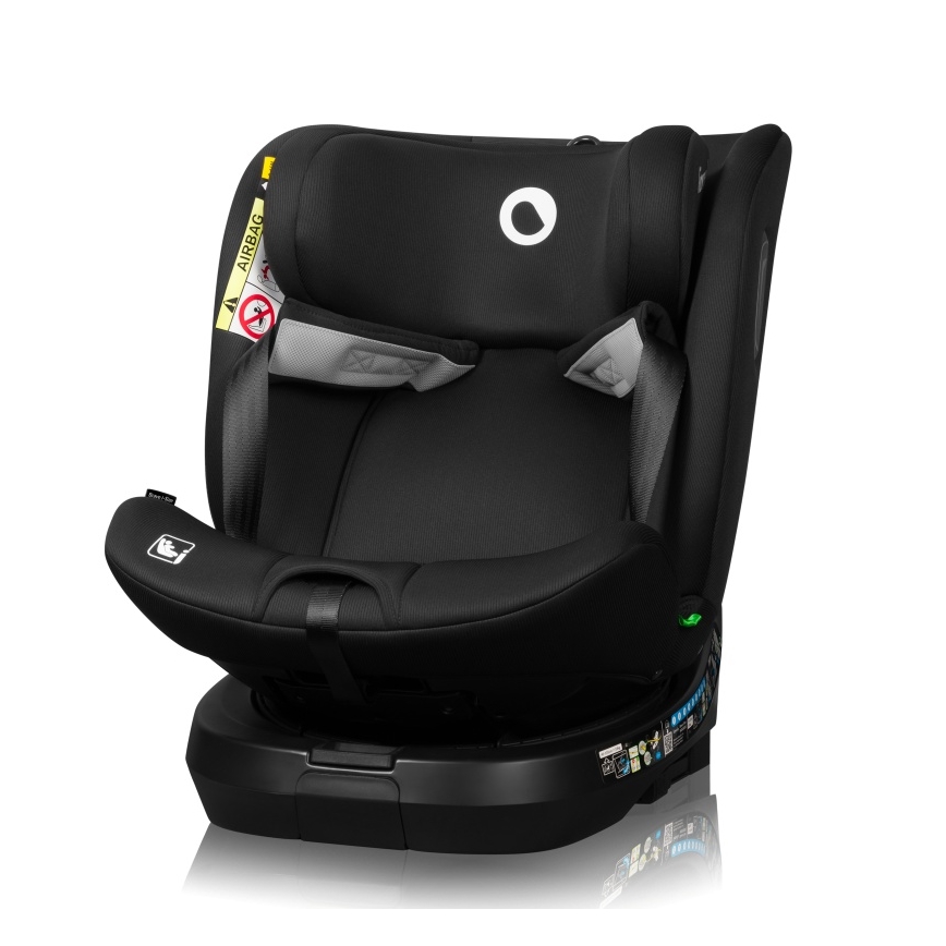 Lionelo - pööratav autoturvatool alusega BRAVE i-Size 40-150 cm Black Carbon