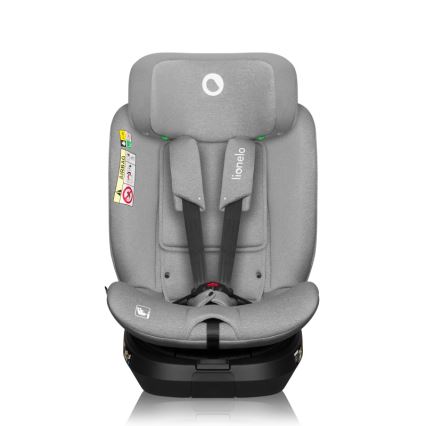 Lionelo - Pööratav autoturvatool alusega BRAVE i-Size 40-150 cm, kivihall
