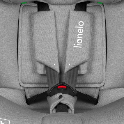 Lionelo - Pööratav autoturvatool alusega BRAVE i-Size 40-150 cm, kivihall