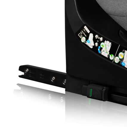 Lionelo - Pööratav autoturvatool alusega BRAVE i-Size 40-150 cm, kivihall