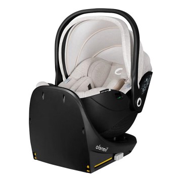 Lionelo - pööratav autoturvatool alusega MOXIE SET i-Size 40-87 cm liivbeež
