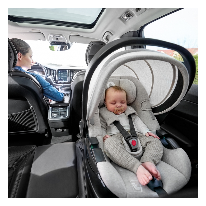 Lionelo - pööratav autoturvatool alusega MOXIE SET i-Size 40-87 cm liivbeež