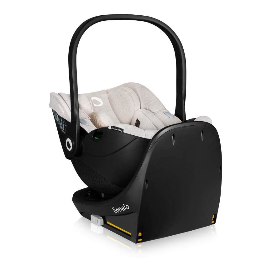 Lionelo - pööratav autoturvatool alusega MOXIE SET i-Size 40-87 cm liivbeež
