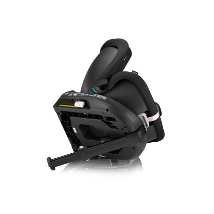 Lionelo - pööratav autoturvatool alusega NAVY i-Size 40-150 cm must/roosa