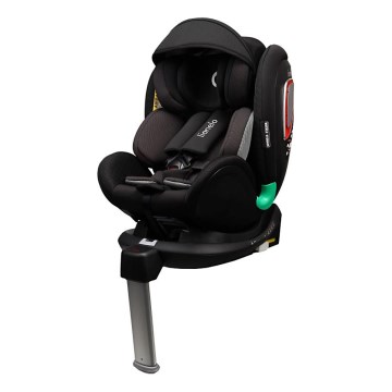 Lionelo - Pööratav i-Size turvatool alusega ANTOON PLUS 40-105 cm Black Onyx