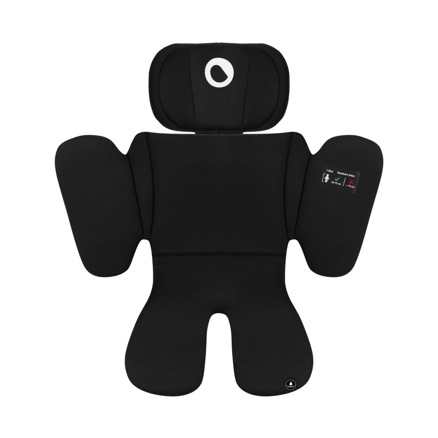 Lionelo - Pööratav lapse turvatool koos alusega BRAVE i-Size 40-150 cm Black Carbon