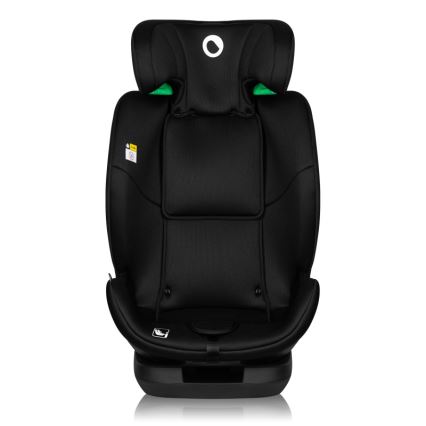 Lionelo - pööratav laste turvatool alusega LAVENDER i-Size 76-150 cm Black Carbon