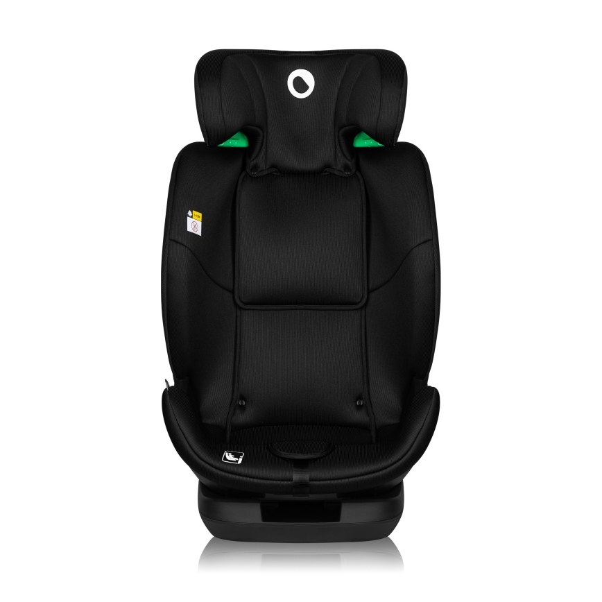 Lionelo - pööratav laste turvatool alusega LAVENDER i-Size 76-150 cm Black Carbon