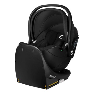 Lionelo - Pööratav laste turvatool alusega MOXIE SET i-Size 40-87 cm süsinikmust