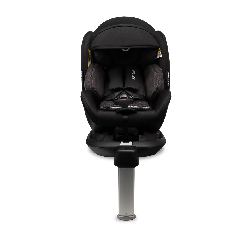 Lionelo - pööratav lapse turvatool alusega ANTOON PLUS i-Size 40-105 cm Must Onüks