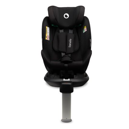 Lionelo - pööratav lapse turvatool alusega ANTOON PLUS i-Size 40-105 cm Must Onüks
