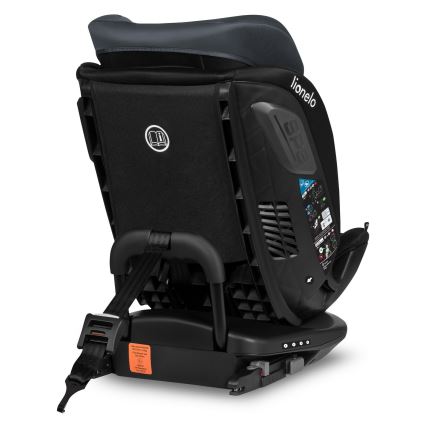 Lionelo - pööratav turvatool alusega BASTIAAN i-Size 40-150 cm kivihall