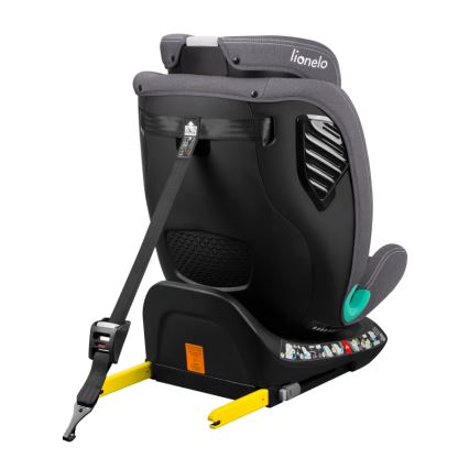 Lionelo - pööratav lapse turvatool alusega BASTIAAN ONE i-Size 40-150 cm Grey Stone