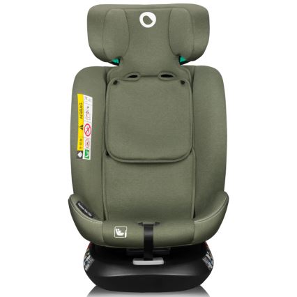 Lionelo - pööratav autosõidutool alusega BASTIAAN ONE i-Size 40-150 cm roheline oliiv