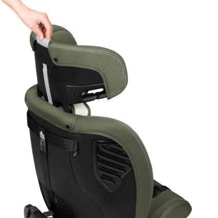 Lionelo - pööratav autosõidutool alusega BASTIAAN ONE i-Size 40-150 cm roheline oliiv