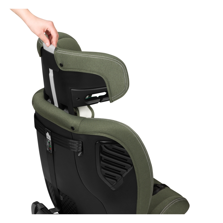 Lionelo - pööratav autosõidutool alusega BASTIAAN ONE i-Size 40-150 cm roheline oliiv