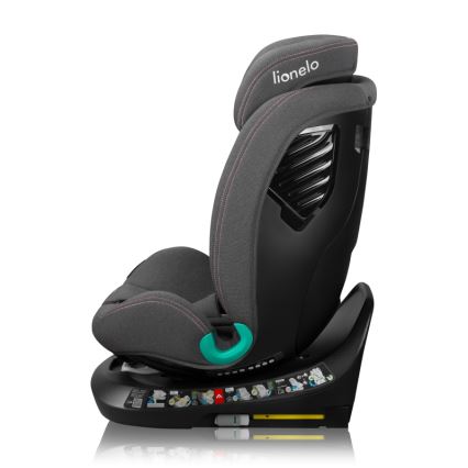 Lionelo - Pööratav turvatool alusega BASTIAAN ONE i-Size 40-150 cm roosa