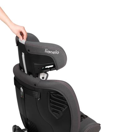 Lionelo - Pööratav turvatool alusega BASTIAAN ONE i-Size 40-150 cm roosa