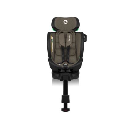 Lionelo - pööratav turvatool alusega HARMONY i-Size 40-150 cm must/oliivroheline