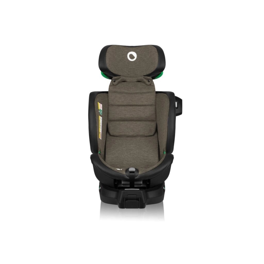 Lionelo - pööratav turvatool alusega HARMONY i-Size 40-150 cm must/oliivroheline