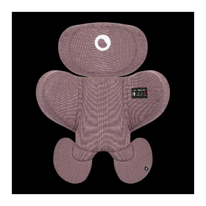 Lionelo - Pööratav turvatool alusega HARMONY i-Size 40-150 cm roosa