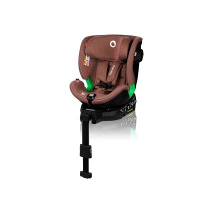 Lionelo - Pööratav turvatool alusega HARMONY i-Size 40-150 cm telliskivipunane